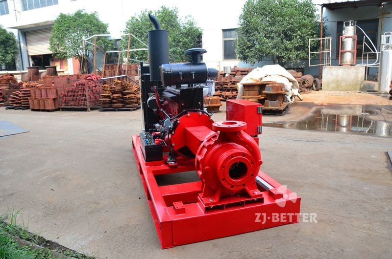 ISO diesel fire pump set