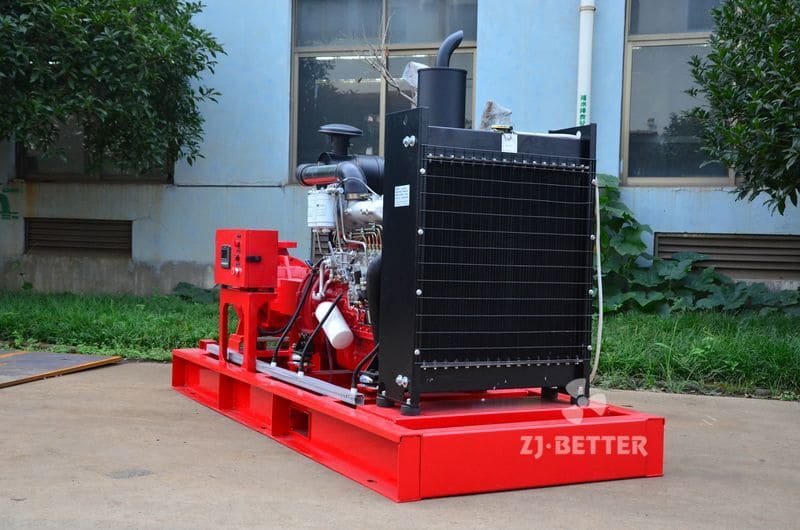 ISO diesel fire pump set