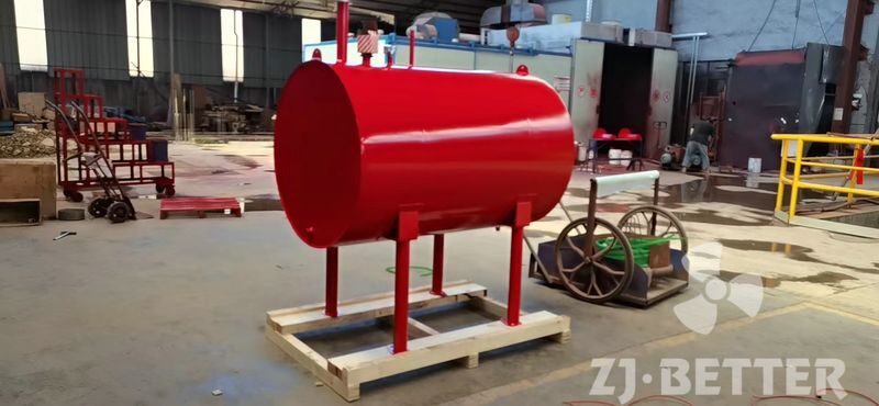 Diesel tank for diesel engine fire pump