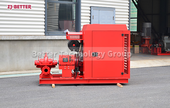 Advanced Outdoor Diesel Split Case Fire Pumps