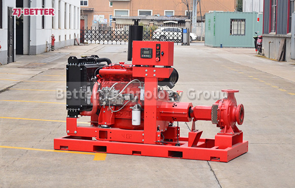 500GPM@110PSI Diesel End Suction Fire Pump