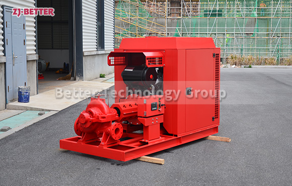 Advanced Outdoor Diesel Split Case Fire Pumps