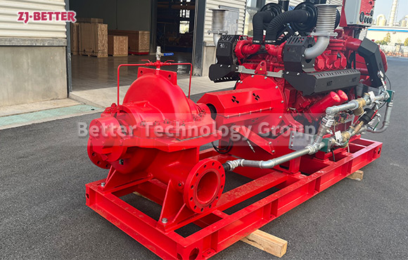 2000GPM Efficient Diesel Split Case Fire Pumps