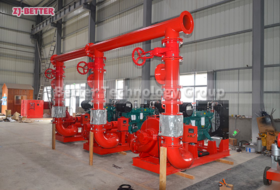 2000GPM 12Bar Diesel Engine Fire Pump Set for Emergency Response