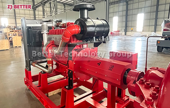 Efficient Diesel Engine Split Case Fire Pumps