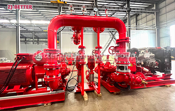 How do fire pumps integrate with urban development projects?