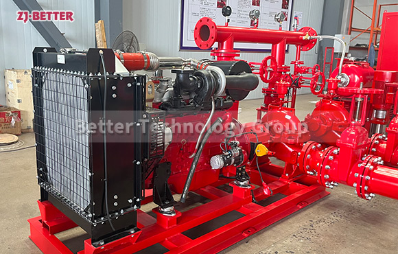 What factors influence the selection of a fire pump?