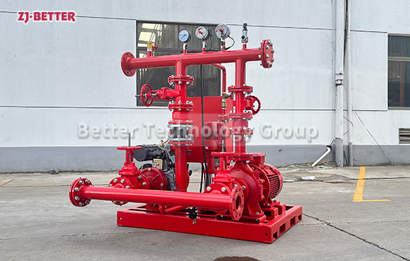 Small flow 45GPM@9Bar EDJ Fire Pump Set