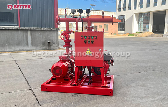 Small flow 45GPM@9Bar EDJ Fire Pump Set