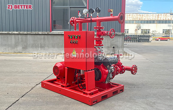 Small flow 45GPM@9Bar EDJ Fire Pump Set