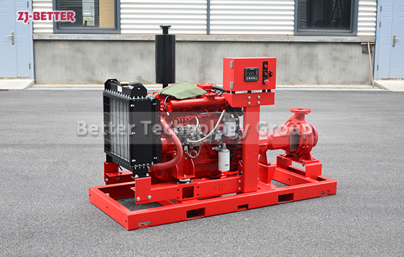 Dependable 500GPM@140PI Diesel End Suction Pumps: Ensuring Fire System Readiness