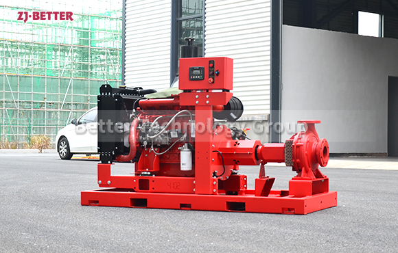 Dependable 500GPM@140PI Diesel End Suction Pumps: Ensuring Fire System Readiness