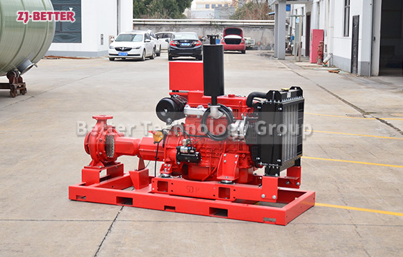 Diesel Engine End Suction Fire Pump Energy Efficiency