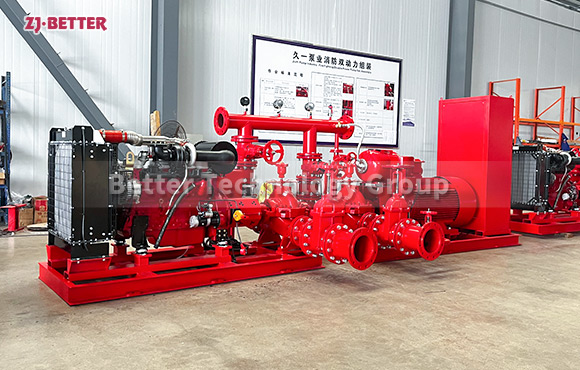 EDJ Fire Pump Set for Continuous Operation