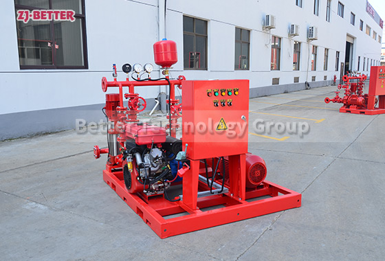 EDJ Fire Pump Set for Residential Fire Safety