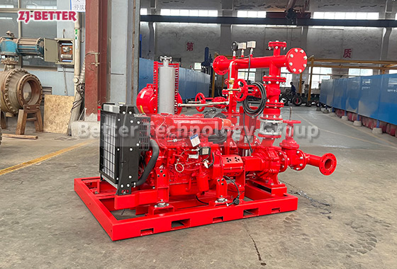 Powerful EDJ Fire Pump Set Design