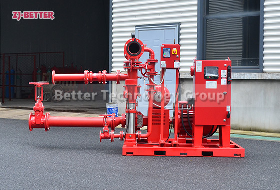 How do fire pumps handle fire protection in cold climates?