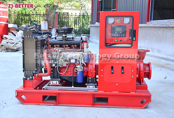 Diesel End Suction Fire Pump High Performance