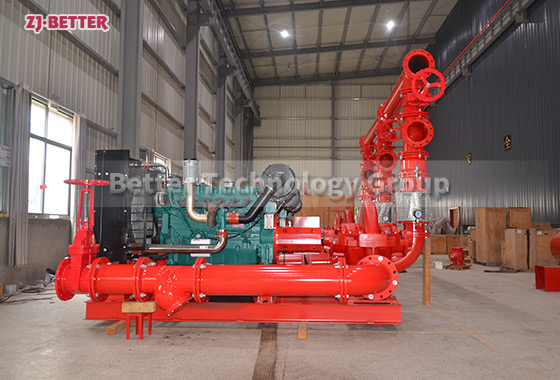 2000GPM Diesel Split Case Fire Pump system