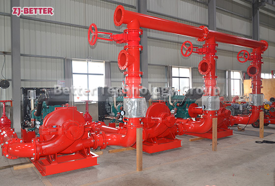 2000GPM Diesel Split Case Fire Pump system