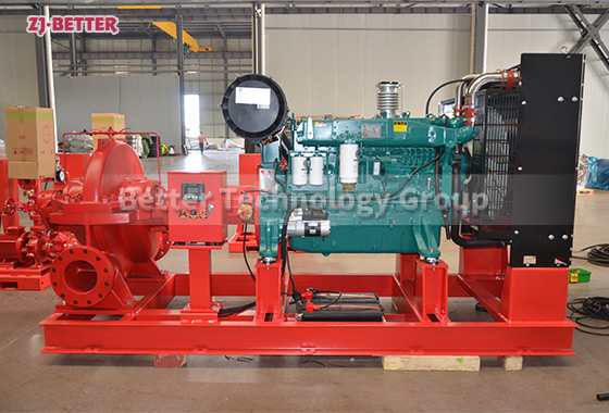 Split Case Diesel Fire Pump for Industrial Applications