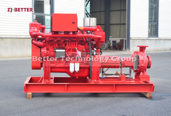 40L/S 123M Diesel Engine End Suction Pump