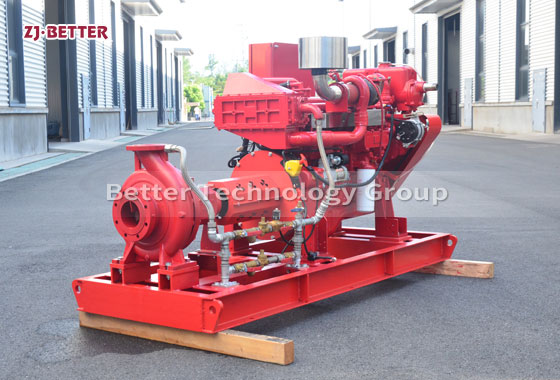 40L/S 123M Diesel Engine End Suction Pump