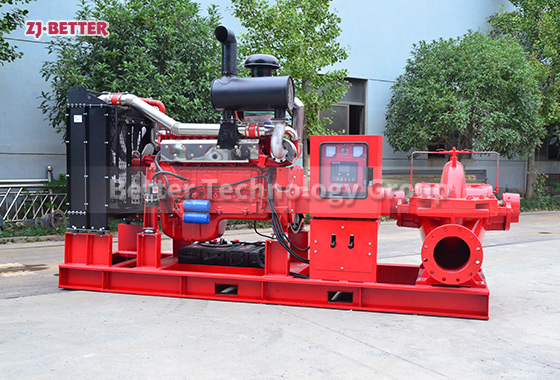 Efficient Split Case Fire Pump Complying with Industry Standards