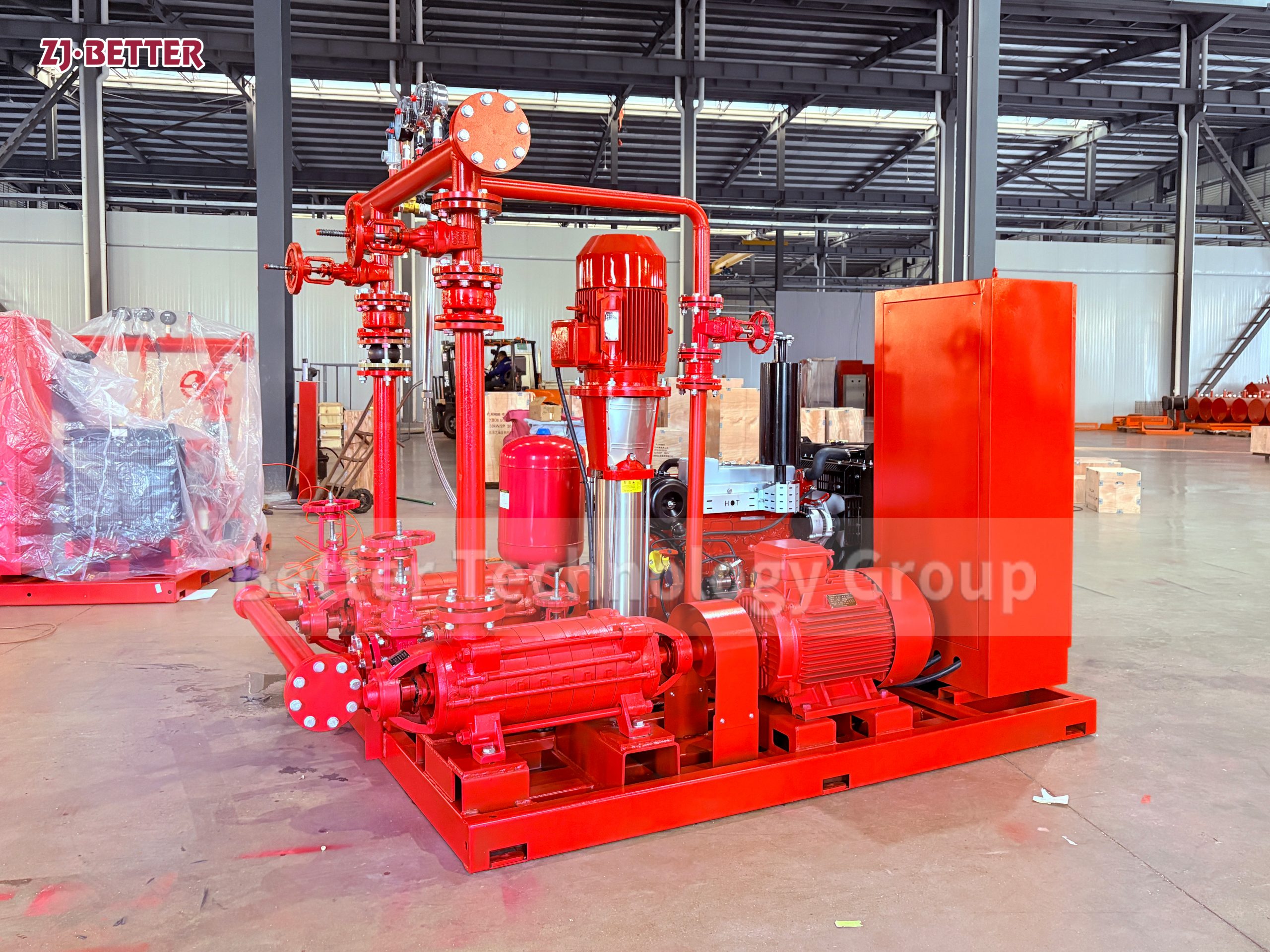 30m3/h@165m Multistage Fire Pump Set