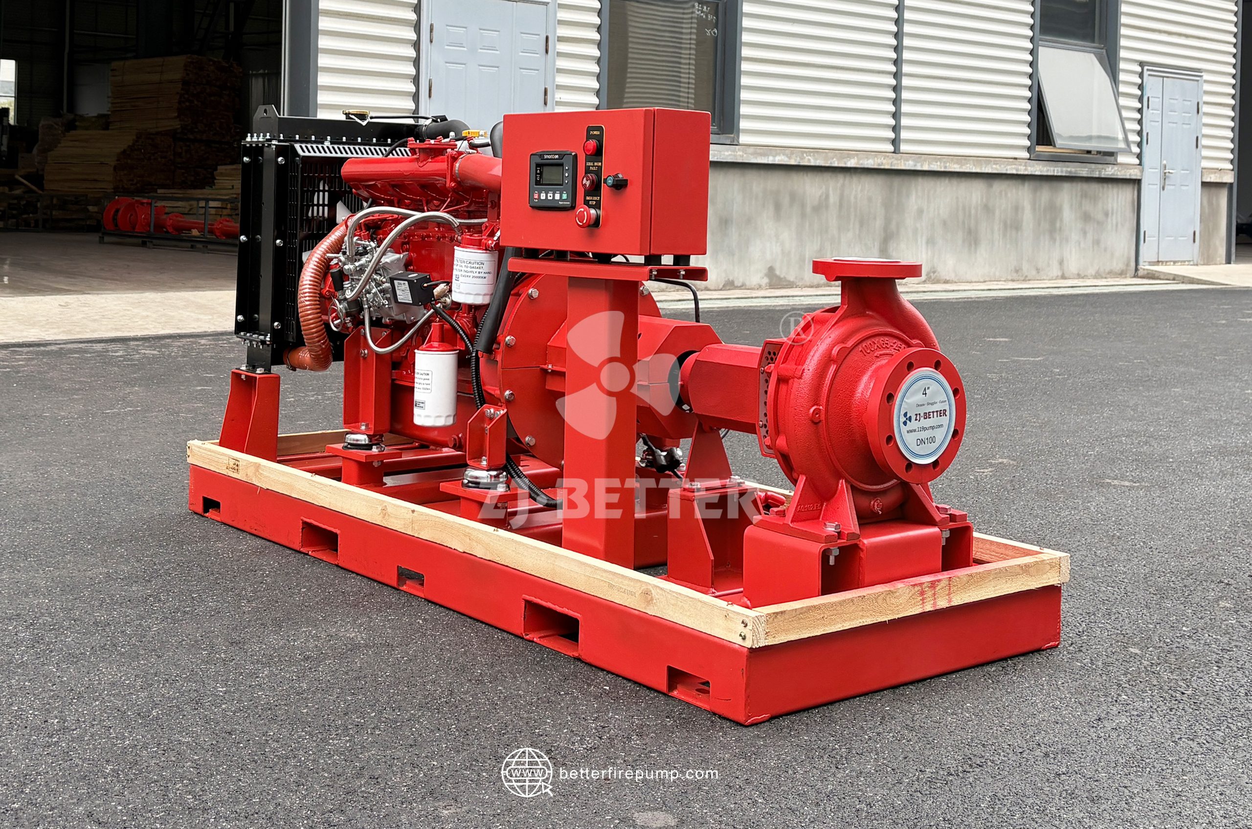 500GPM@140PSI Fire Pump Units Compliant with NFPA20