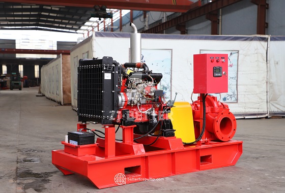What are the advantages of this fire pump in high-pressure water supply?